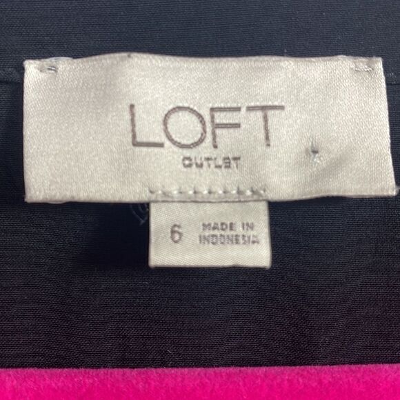 Loft Womens Black Beachy Short Sleeve Tie Romper - Picture 8 of 14